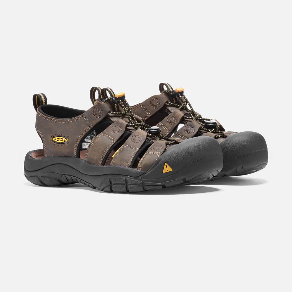 Keen Vandringssandaler Herr Bruna/Svarta - Newport - 863975COH